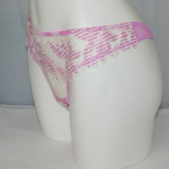 VICTORIAS SECRET VERY SEXY LUXE LINGERIE EMBROIDERED THONG - Picture 5 of 6